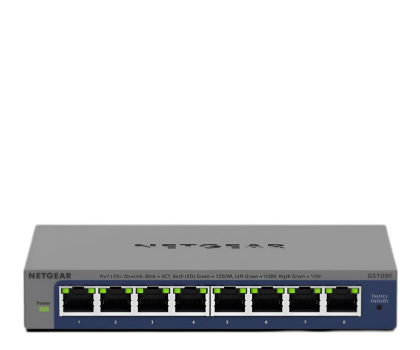 Switch NETGEAR 8p GS108E-400PES (8x10/100/1000Mbit) GS108E-400EUS